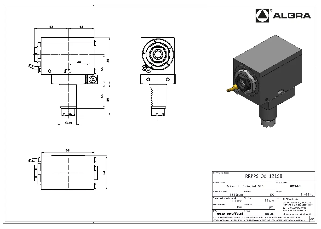 Produktfoto 1 von RRPPS 30 121SB