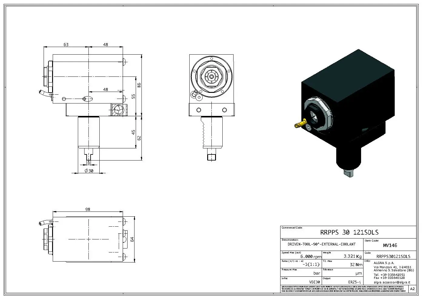 Produktfoto 1 von RRPPS 30 121SDLS