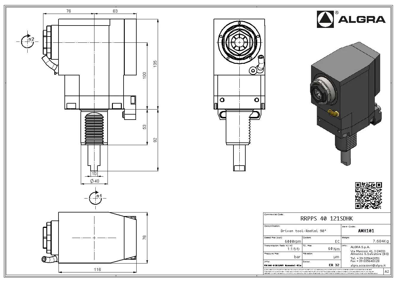 Produktfoto 1 von RRPPS 40 121SDHK