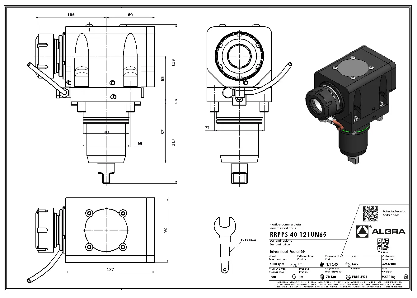 Produktfoto 1 von RRPPS 40 121UN65