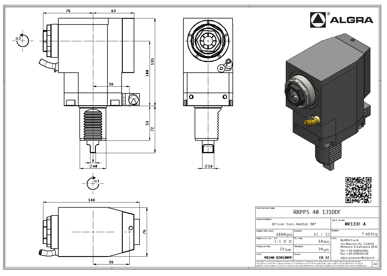 Produktfoto 1 von RRPPS 40 131DDF