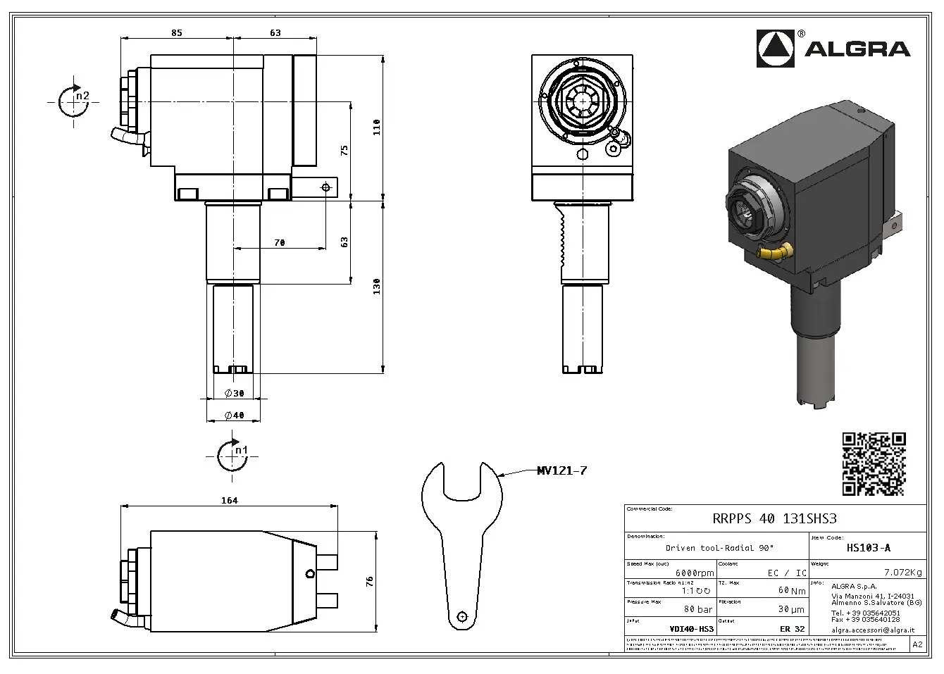 Produktfoto 1 von RRPPS 40 131SHS3