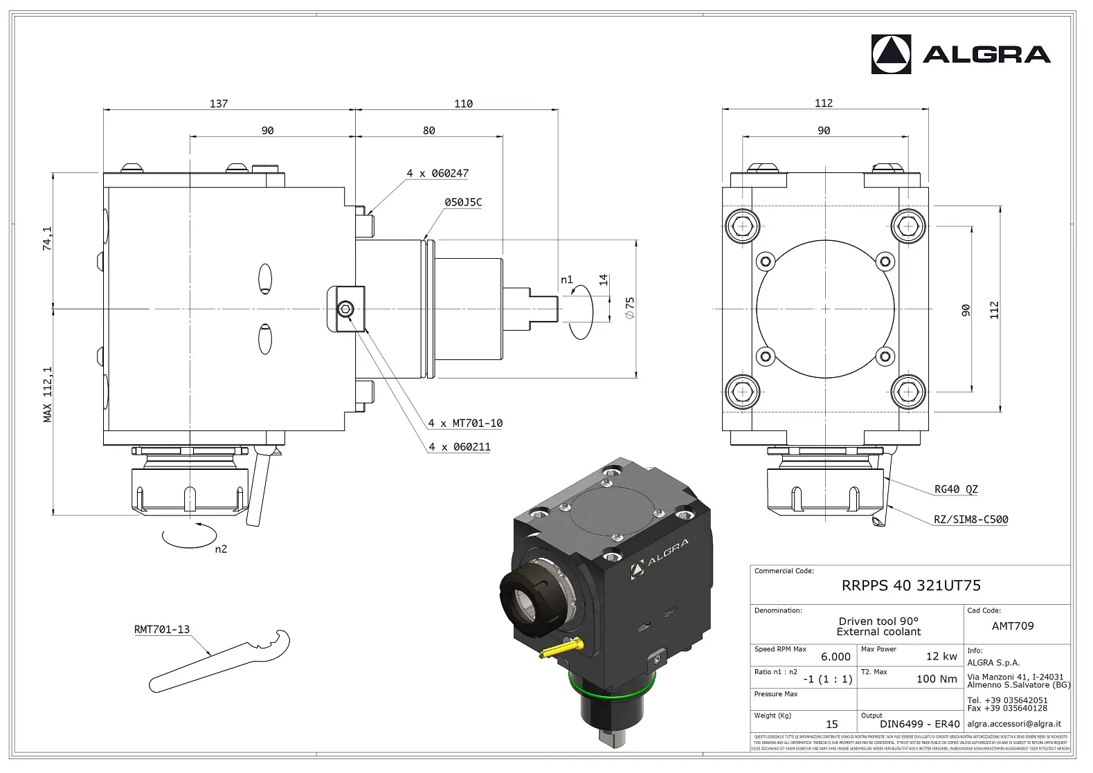 Produktfoto 1 von RRPPS 40 321UT75