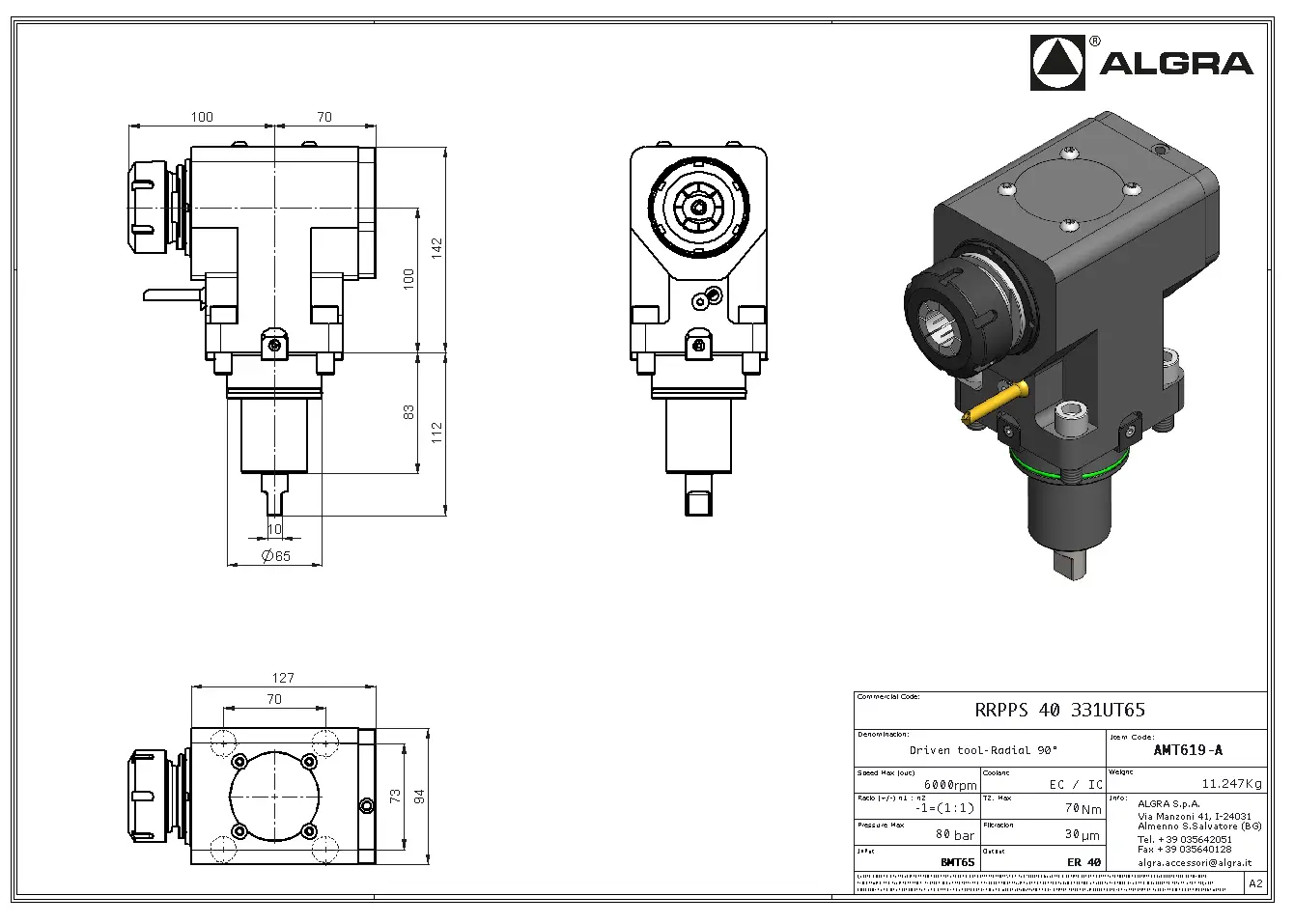 Produktfoto 1 von RRPPS 40 331UT65