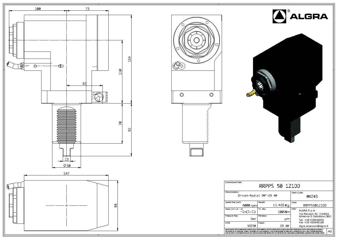 Produktfoto 1 von RRPPS 50 121DD