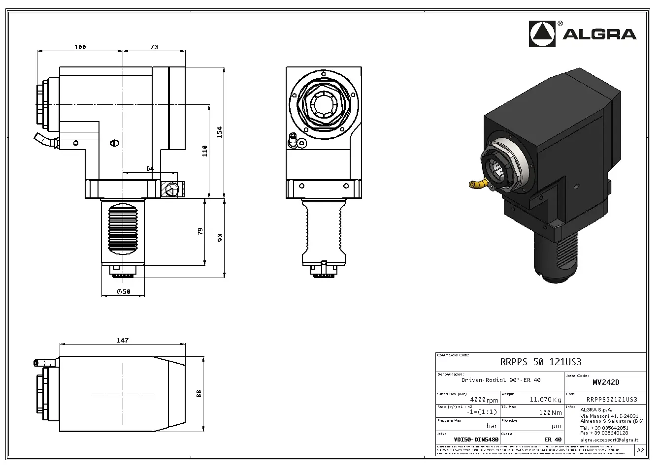 Produktfoto 1 von RRPPS 50 121US3