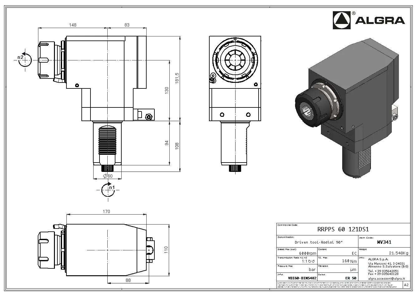 Produktfoto 1 von RRPPS 60 121DS1