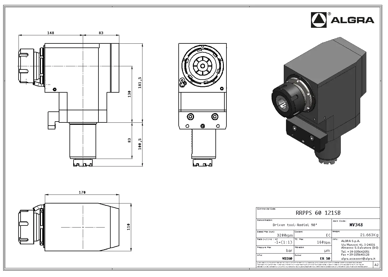 Produktfoto 1 von RRPPS 60 121SB