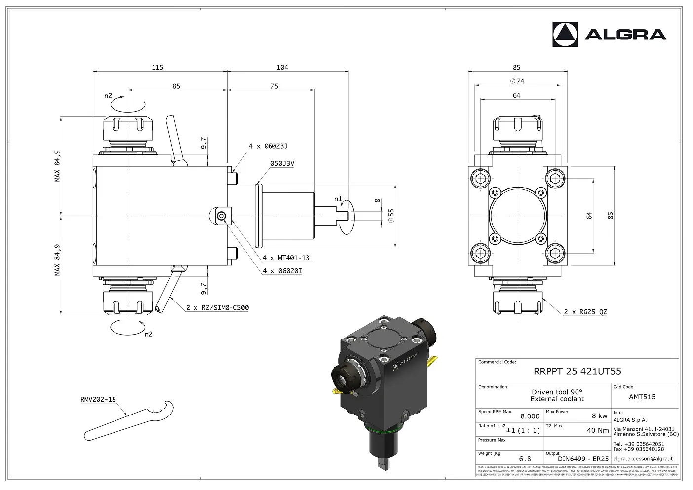 Produktfoto 1 von RRPPT 25 421UT55