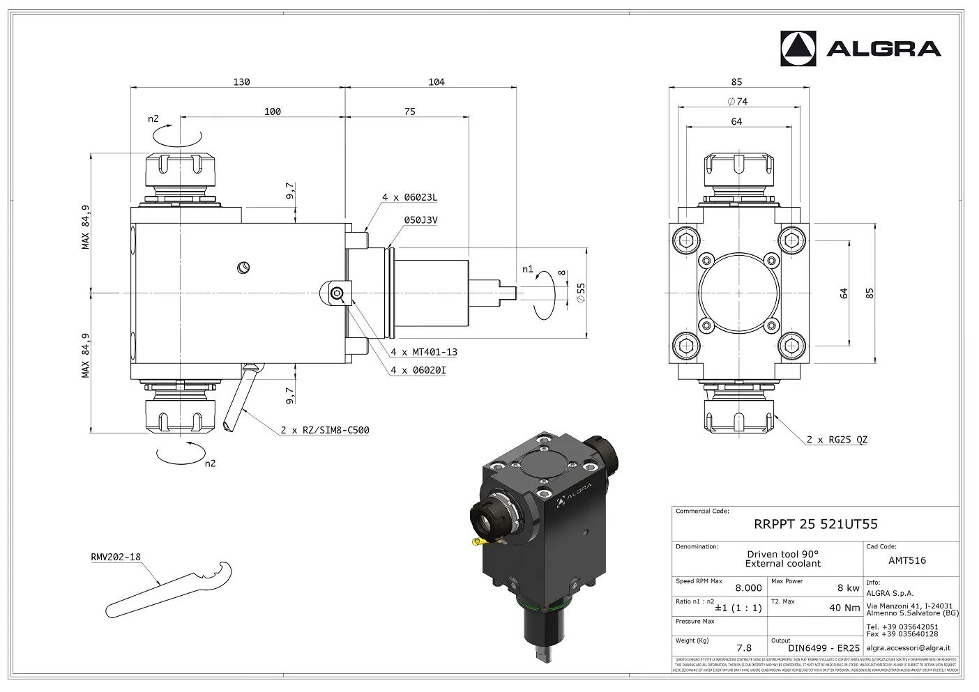 Produktfoto 1 von RRPPT 25 521UT55