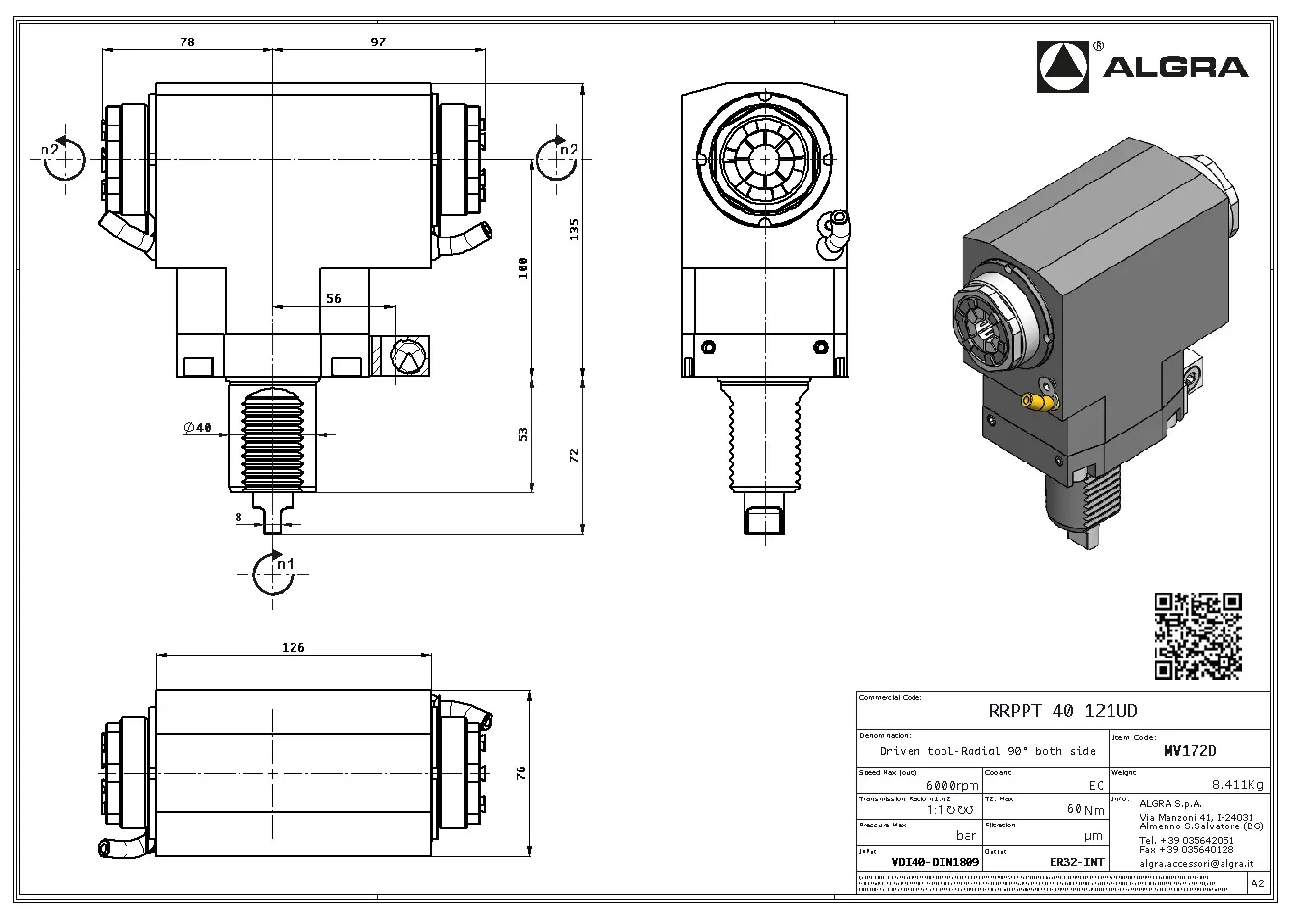 Produktfoto 1 von RRPPT 40 121UD