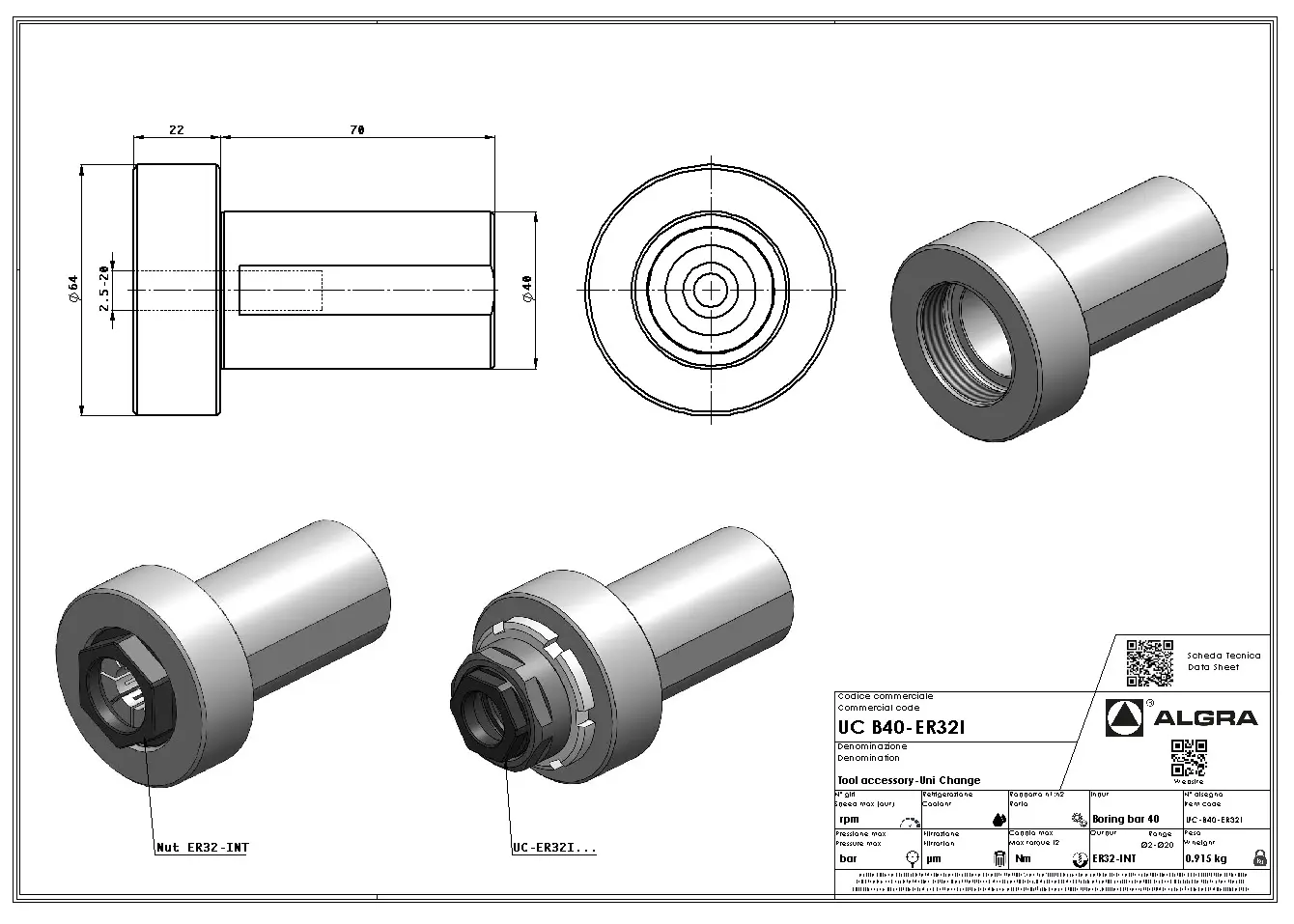 Produktfoto 1 von UC B40-ER32I