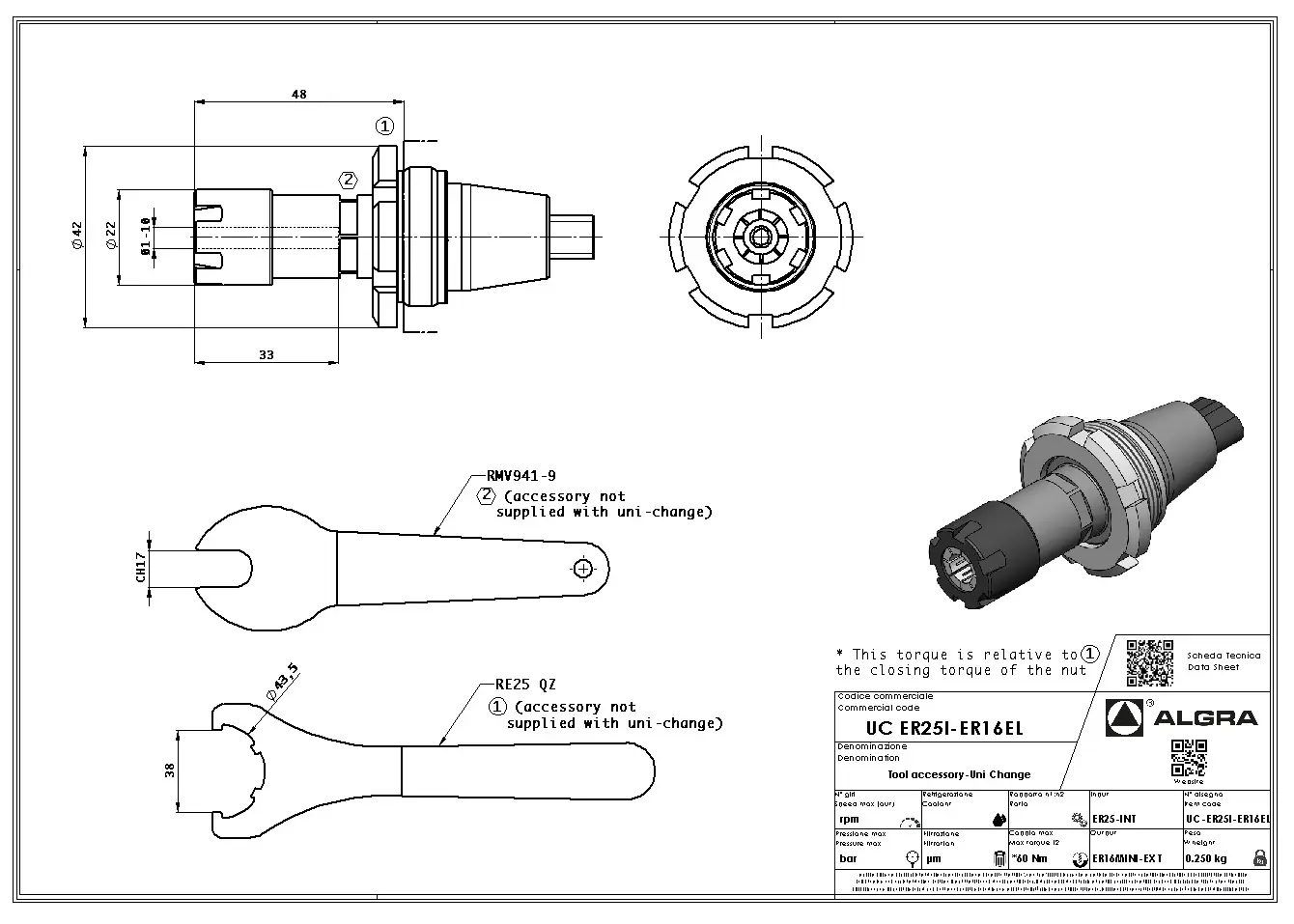 Produktfoto 1 von UC ER25I-ER16EL