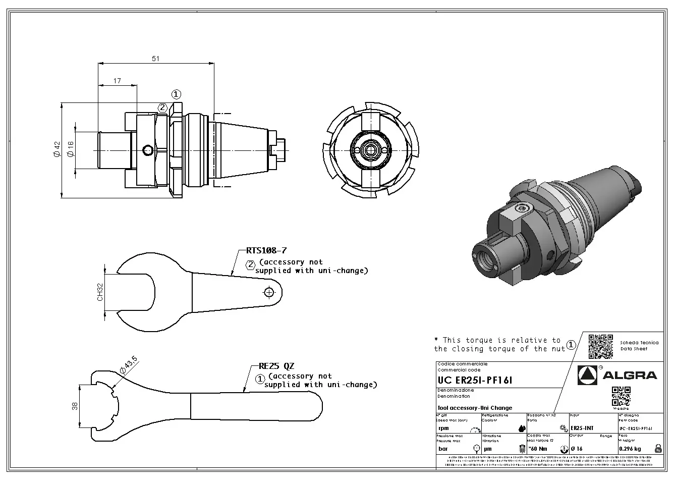 Produktfoto 1 von UC ER25I-PF16I