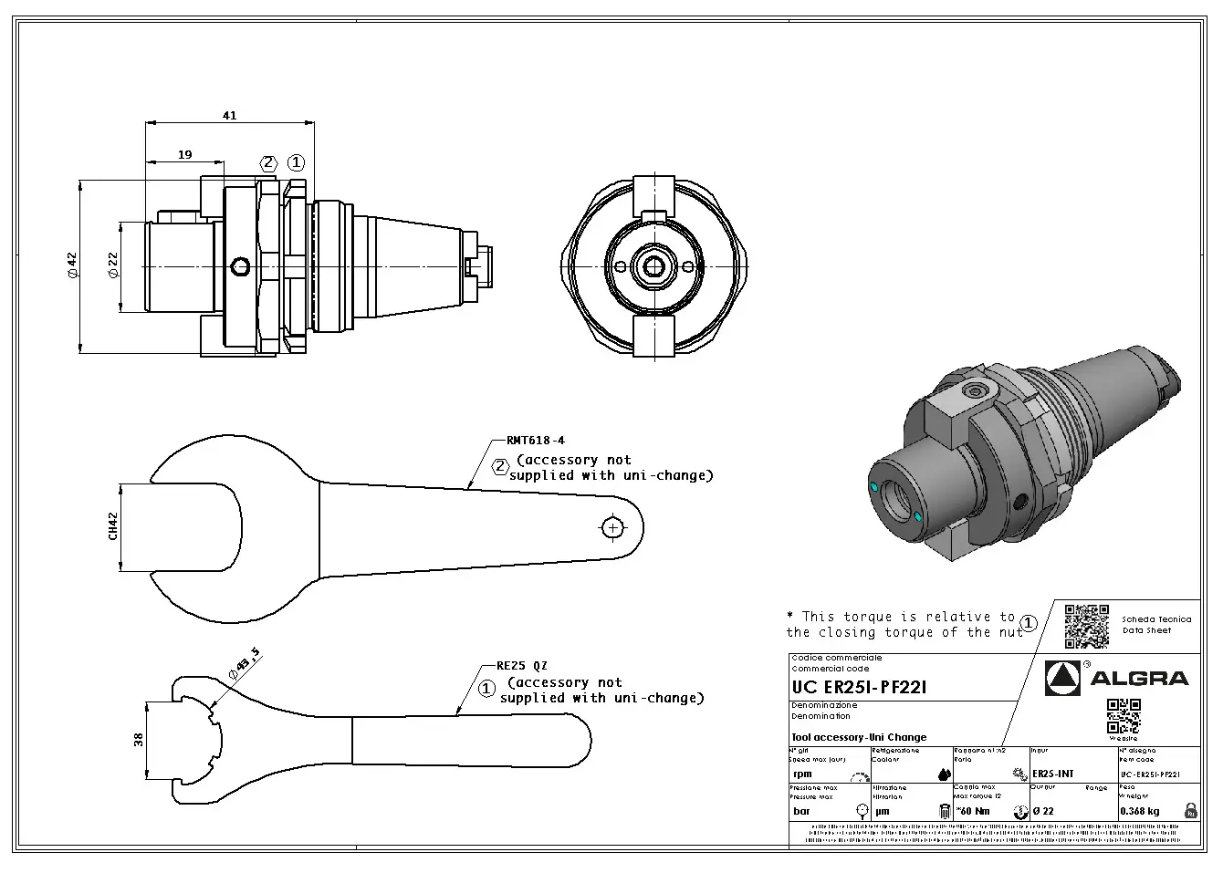 Produktfoto 1 von UC ER25I-PF22I