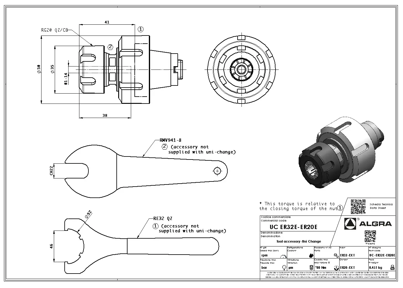 Produktfoto 1 von UC ER32E-ER20E