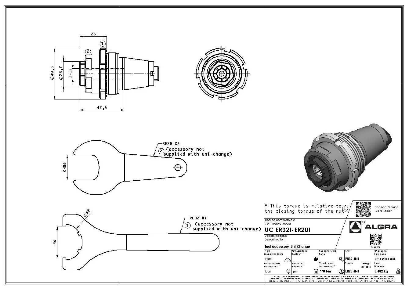 Produktfoto 1 von UC ER32I-ER20I
