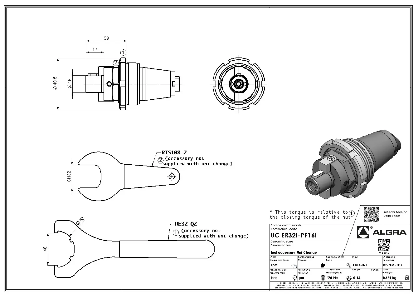 Produktfoto 1 von UC ER32I-PF16I
