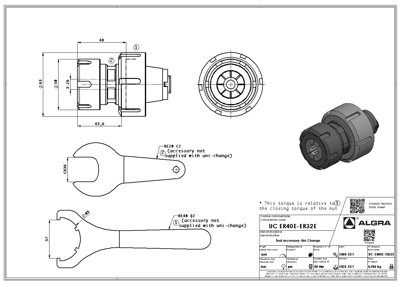 Produktfoto 1 von UC ER40E-ER32E
