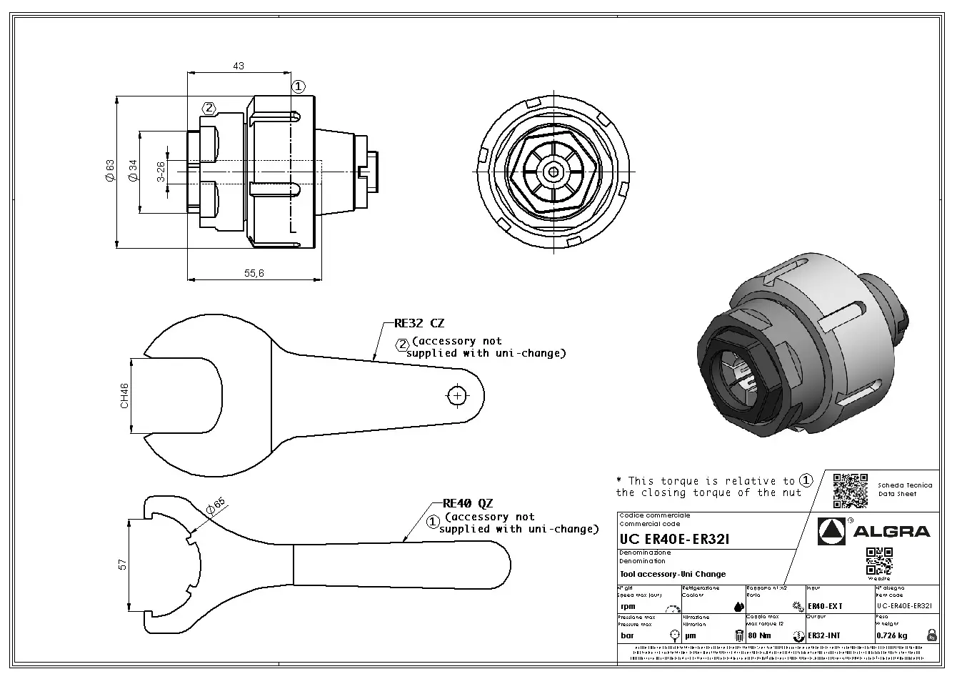 Produktfoto 1 von UC ER40E-ER32I
