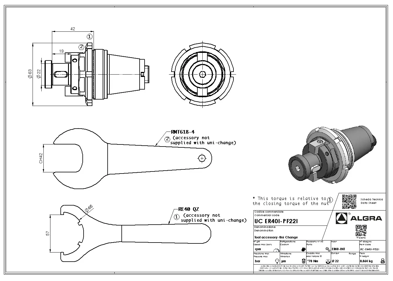 Produktfoto 1 von UC ER40I-PF22I