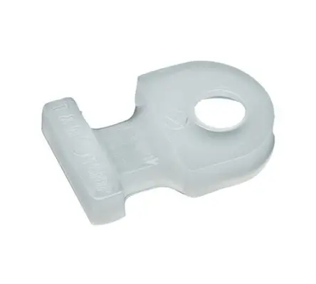 Produktfoto 1 von Thomas & Betts Einklipsen, Niet, Schraubbefestigung TC Befestigungssockel, Polyamid Natur 19.1 mm x 4.8 mm Kabelbinder x