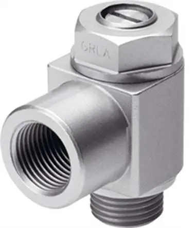 Produktfoto 1 von Festo GRLA 151178 Auslassventil Stecker, Buchse G 3/8 Buchse, Stecker Durchflussregler