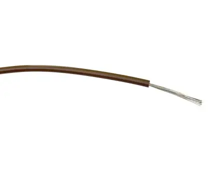 Produktfoto 1 von RS PRO Schaltdraht 100 m Braun Ø 1.55 mm 16 Litzen Polyvinylchlorid