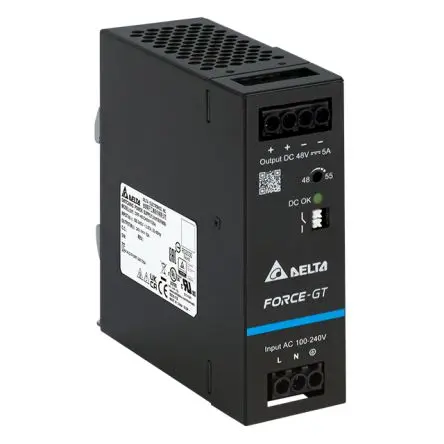 Produktfoto 1 von Delta Electronics DRF-240W DIN-Schienen Netzteil DIN-Hutschiene 264V ac AC / 10 A 24V dc DC 240 W