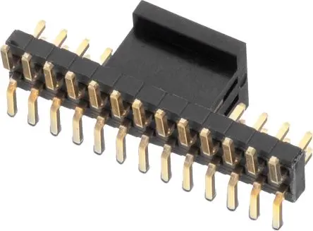 Produktfoto 1 von Wurth Elektronik WR-PHD Leiterplattenleiste Gerade, 50-polig / 2-reihig, Raster 1.27 mm Raster Oberfläche,