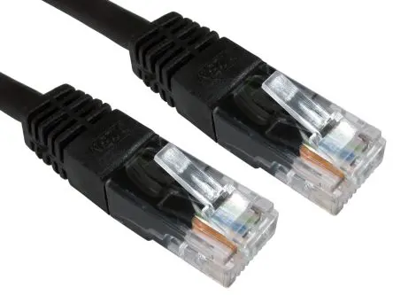 Produktfoto 1 von RS PRO Kat. 6 Ethernet-Kabel, 15 m, Schwarz UTP Stecker, A RJ45 Stecker, B RJ45, Polyvinylchlorid