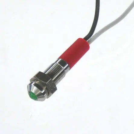 Produktfoto 1 von CML PL06SL Edelstahl-Panel-Leuchte Grün Panel-LED, Draht 24V 6 mm, IP67