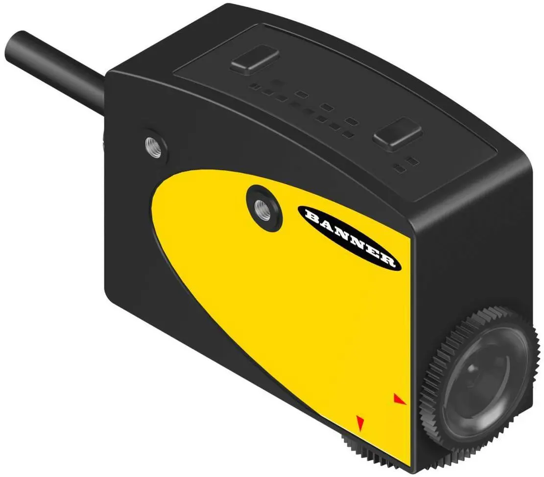 Produktfoto 1 von Banner Rechteckig Optischer Sensor, Durchgangsstrahl, Bereich 10 mm, NPN/PNP Ausgang, Zopf QD, Hell-/dunkelschaltend