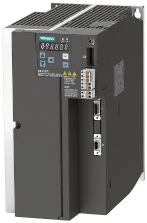 Produktfoto 1 von Siemens Servoantrieb, 3-phasig, 380V, 480 V / 33A 3.5 kW, L: 260 mm B: 140 mm T: 240 mm