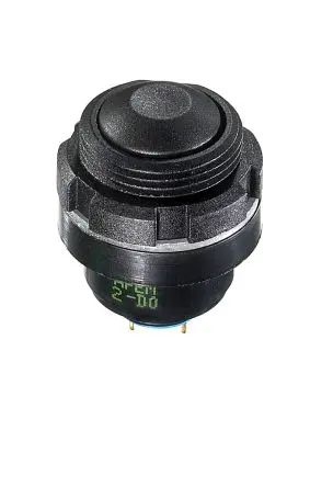 Produktfoto 1 von APEM IZ Druckschalter lichtdurchlässig Tastend Panel Ø 3 mm, 1 Schließer / 4A 48 V dc 48 V ac, IP67