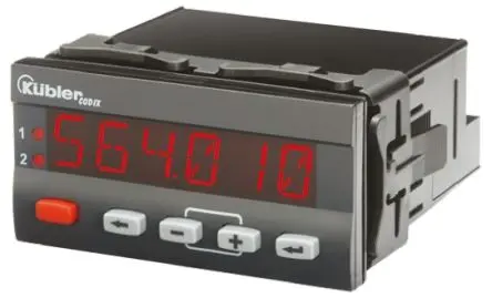 Produktfoto 1 von Kübler CODIX 564 Ein-Aus-Temperaturregler Panel 2, 2 x Relais Ausgang/ Thermoelement, Typ K Eingang 240V ac Ein-Aus