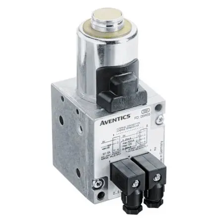 Produktfoto 1 von EMERSON – AVENTICS 3/3 ED05 Pneumatisches Magnetventil NPTF, ISO, Magnet/Feder-betätigt 24V dc