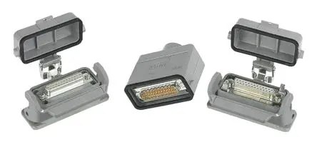 HARTING Han A-D Adapter für Stromversorgungssteckverbinder in robuster Ausführung, Stecker/Buchse, Oben, 4-polig, 10B