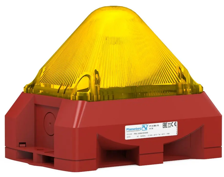 Pfannenberg PY X Blink-Licht Signalleuchte Gelb, 230 V AC