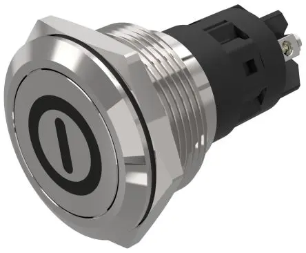Produktfoto 1 von EAO 82 Druckschalter Rastend Panel Ø 22 mm, 1-poliger Umschalter / 3A 240 V dc 240 V ac, IP65, IP67
