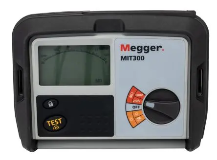 Megger MIT300 Isolationsprüfer 250 V, 1mA, 500 V dc Isolations- & Durchgangsprüfgerät CAT III, ISO-kalibriert