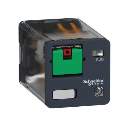 Produktfoto 1 von Schneider Electric Harmony Relay RUM Leistungsrelais 24V ac Spule Dreipoliger Umschalter 10A 72 Ω