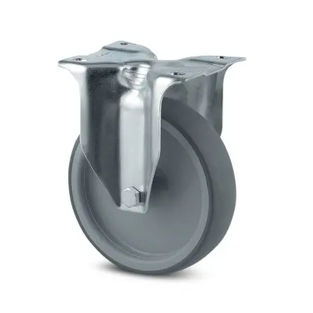Produktfoto 1 von Tente Feststehend Rolle, Rad ø 100 mm, 80 kg, Ges H. 128 mm, Rad B. 32 mm, Polypropylen