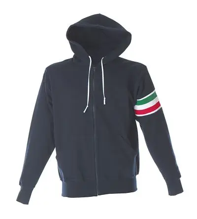 Produktfoto 1 von JRC 988270 Unisex Sweatshirts & Fleecejacken, 100 % Baumwolle Marine Langer Reißverschluss, Größe M