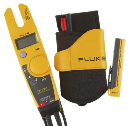 Produktfoto 1 von Fluke T5-1000 + 1AC-II Installationstester-Set 1000V ac max. Durchgang, Widerstand, SSR-isolierter Flyback-Wandler,