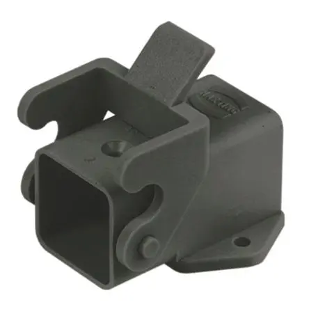 Produktfoto 1 von HARTING 92000 Gehäuse für robusten Stromversorgungsstecker Einhebel 1, Schott 3A Steckverbindergehäuse, IP67, IP44