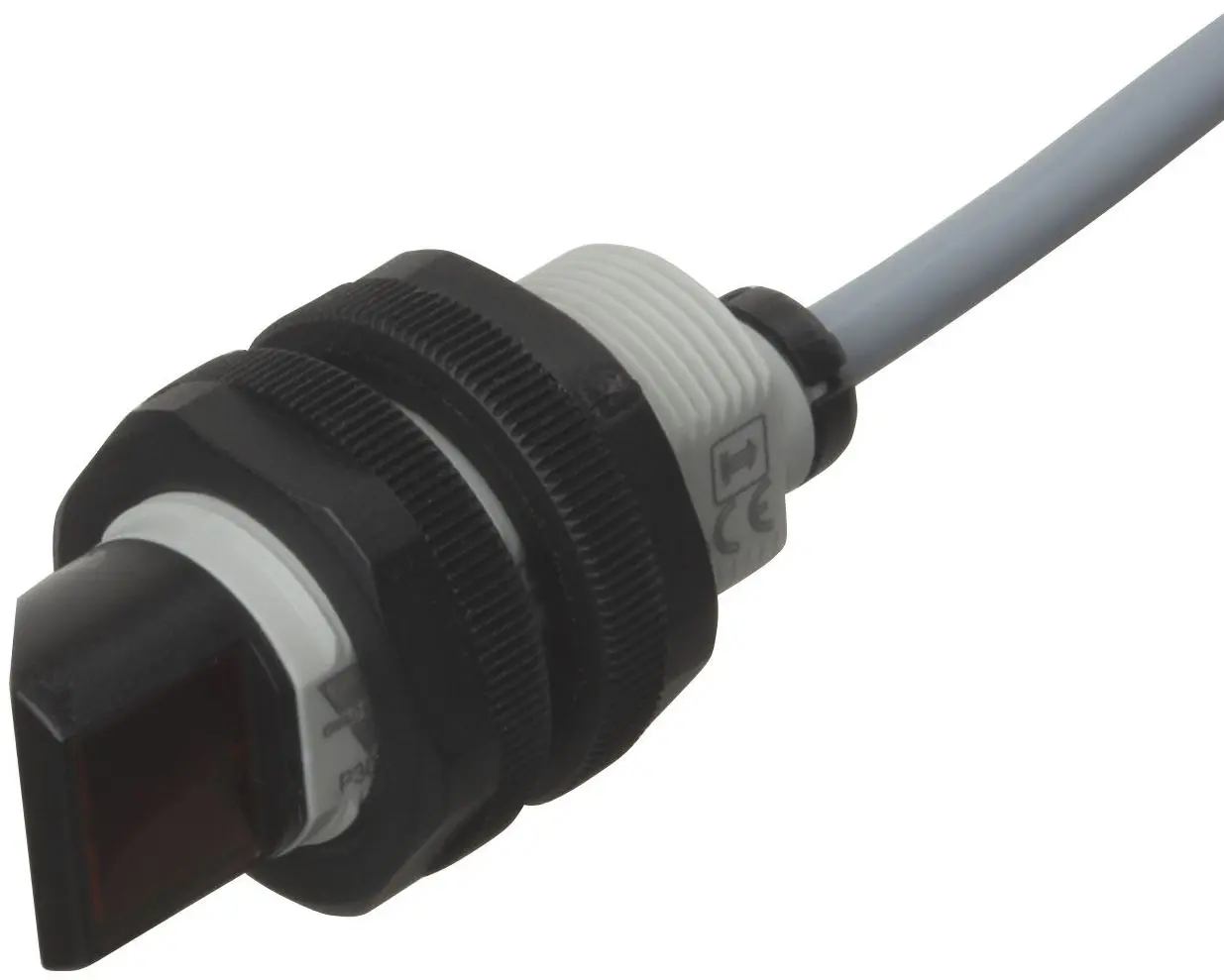 Produktfoto 1 von Carlo Gavazzi zylindrisch Optischer Sensor, Diffuse Reflektor, Bereich 0 → 800 mm, PNP Ausgang, Steckverbinder