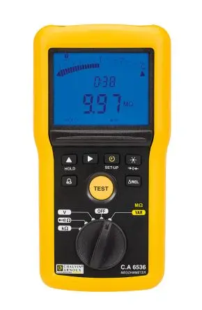Produktfoto 1 von Chauvin Arnoux Isolationsprüfer 10 V, 200mA, 100 V Isolations- & Durchgangsprüfgerät CAT IV