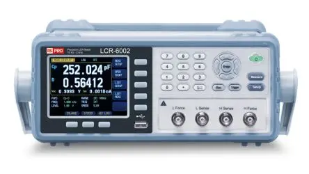 Produktfoto 1 von RS PRO LCR-6002 Werkbank LCR-Messgerät 9.9 mF 99 mΩ 9999 h, 2 kHz LCD