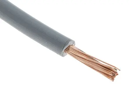 Produktfoto 1 von RS PRO 2491B Schaltdraht 0.75 mm², 18 AWG 100 m Grau Ø 2.8 mm 22 Litzen Raucharm halogenfrei
